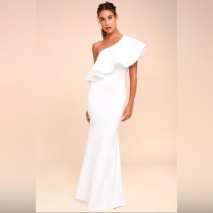 Brand new!!! Lulus One-Shoulder Dress